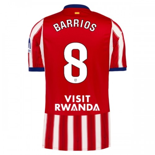 Camisola Atlético Madrid Barrios 8 Homen Equipamento 1ª 2026-27 Camisola Atlético Madrid Barrios 8 Homen Equipamento 1ª 2026-27