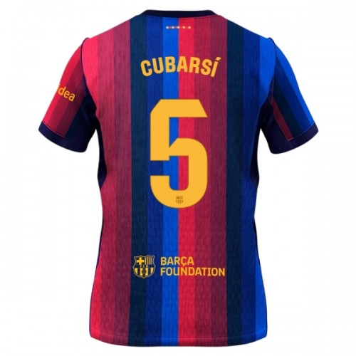 Camisola FC Barcelona Cubarsi 5 Homen Equipamento 1ª 2026-27 Camisola FC Barcelona Cubarsi 5 Homen Equipamento 1ª 2026-27