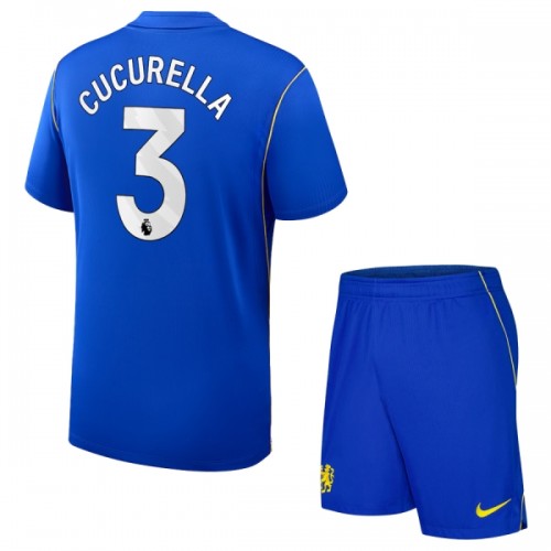 Camisola + Calções Chelsea Cucurella 3 Criança Equipamento 1ª 2026-27 Camisola + Calções Chelsea Cucurella 3 Criança Equipamento 1ª 2026-27