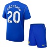 Camisola + Calções Chelsea Joao Pedro 20 Criança Equipamento 1ª 2026-27 Camisola + Calções Chelsea Joao Pedro 20 Criança Equipamento 1ª 2026-27