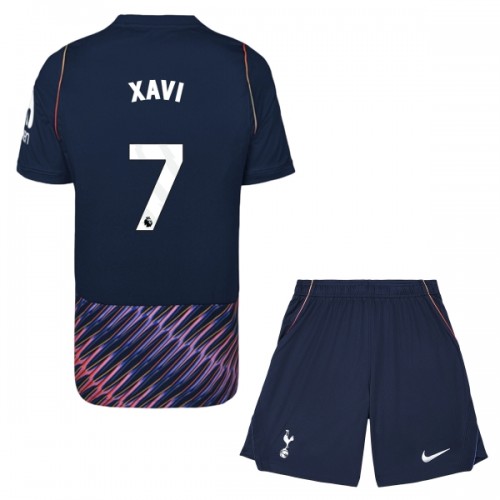 Camisola + Calções Tottenham Hotspur Xavi 7 Criança Equipamento 2ª 2026-27 Camisola + Calções Tottenham Hotspur Xavi 7 Criança Equipamento 2ª 2026-27