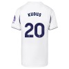 Camisola Tottenham Hotspur Kudus 20 Homen Equipamento 1ª 2026-27 Camisola Tottenham Hotspur Kudus 20 Homen Equipamento 1ª 2026-27