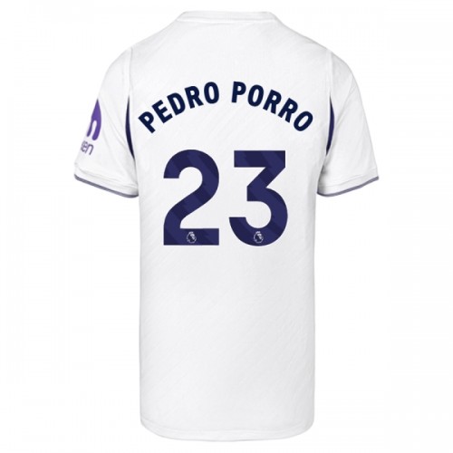Camisola Tottenham Hotspur Pedro Porro 23 Homen Equipamento 1ª 2026-27 Camisola Tottenham Hotspur Pedro Porro 23 Homen Equipamento 1ª 2026-27