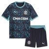 Camisola + Calções Olympique de Marseille Aubameyang 17 Criança Equipamento 2ª 2026-27