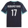 Camisola Olympique de Marseille Aubameyang 17 Homen Equipamento 2ª 2026-27