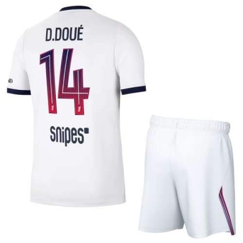Camisola + Calções Paris Saint-Germain Desire Doue 14 Criança Equipamento 2ª 2026-27 Camisola + Calções Paris Saint-Germain Desire Doue 14 Criança Equipamento 2ª 2026-27