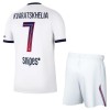 Camisola + Calções Paris Saint-Germain Kvaratskhelia 7 Criança Equipamento 2ª 2026-27 Camisola + Calções Paris Saint-Germain Kvaratskhelia 7 Criança Equipamento 2ª 2026-27