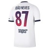 Camisola Paris Saint-Germain Joao Neves 87 Homen Equipamento 2ª 2026-27