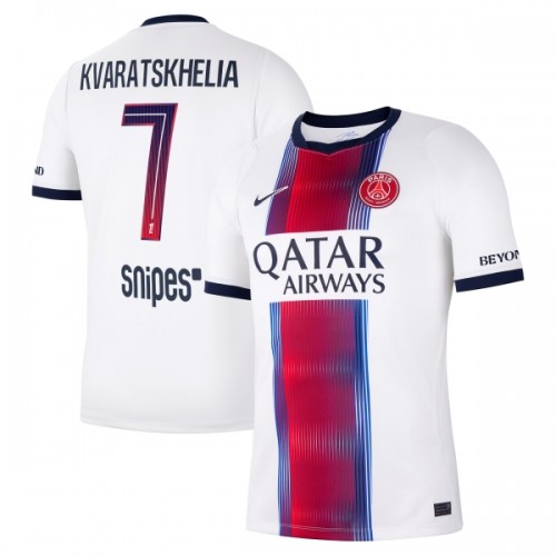 Camisola Paris Saint-Germain Kvaratskhelia 7 Homen Equipamento 2ª 2026-27 Camisola Paris Saint-Germain Kvaratskhelia 7 Homen Equipamento 2ª 2026-27