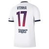 Camisola Paris Saint-Germain Vitinha 17 Homen Equipamento 2ª 2026-27