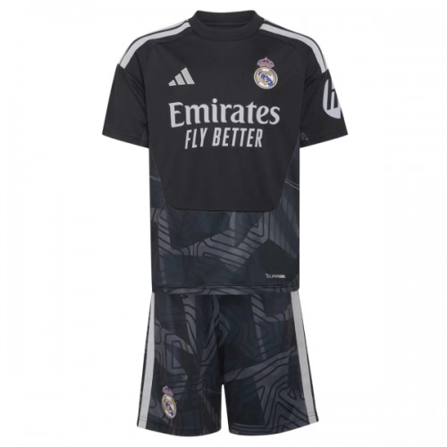 Camisola + Calções Guarda-Redes Real Madrid Criança Equipamento 1ª 2026-27 Camisola + Calções Guarda-Redes Real Madrid Criança Equipamento 1ª 2026-27