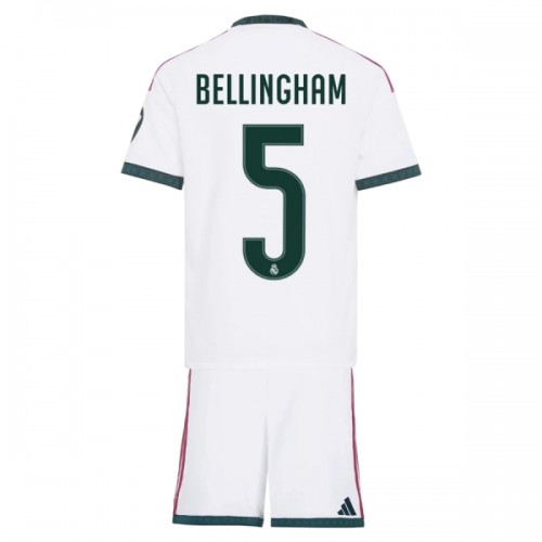 Camisola + Calções Real Madrid Bellingham 5 Criança Equipamento 1ª 2026-27 Camisola + Calções Real Madrid Bellingham 5 Criança Equipamento 1ª 2026-27