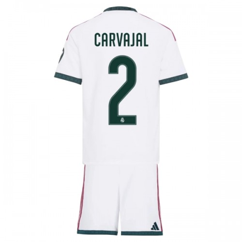 Camisola + Calções Real Madrid Carvajal 2 Criança Equipamento 1ª 2026-27 Camisola + Calções Real Madrid Carvajal 2 Criança Equipamento 1ª 2026-27