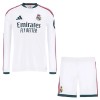 Camisola + Calções Real Madrid Criança Manga Comprida Equipamento 1ª 2026-27