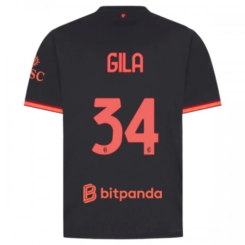 Camisola AC Milan Gila 34 Homen Equipamento 3ª 2026-27 Camisola AC Milan Gila 34 Homen Equipamento 3ª 2026-27