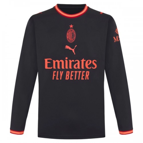 Camisola AC Milan Manga Comprida Homen Equipamento 3ª 2026-27 Camisola AC Milan Manga Comprida Homen Equipamento 3ª 2026-27
