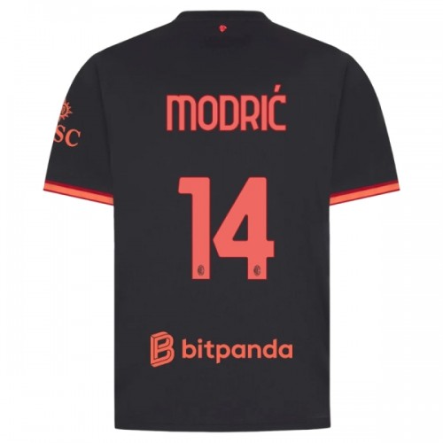 Camisola AC Milan Modrić 14 Homen Equipamento 3ª 2026-27 Camisola AC Milan Modrić 14 Homen Equipamento 3ª 2026-27