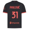 Camisola AC Milan Pavlovic 31 Homen Equipamento 3ª 2026-27 Camisola AC Milan Pavlovic 31 Homen Equipamento 3ª 2026-27