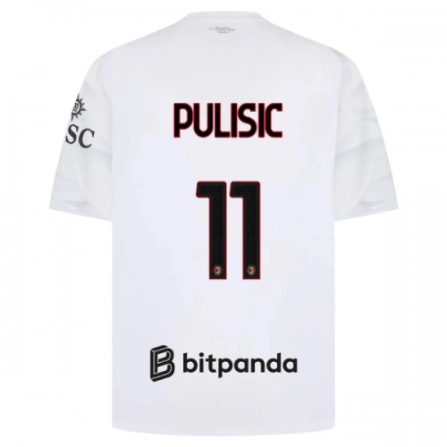Camisola AC Milan Pulisic 11 Homen Equipamento 2ª 2026-27 Camisola AC Milan Pulisic 11 Homen Equipamento 2ª 2026-27