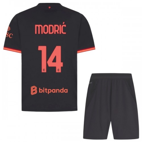 Camisola + Calções AC Milan Modrić 14 Criança Equipamento 3ª 2026-27 Camisola + Calções AC Milan Modrić 14 Criança Equipamento 3ª 2026-27