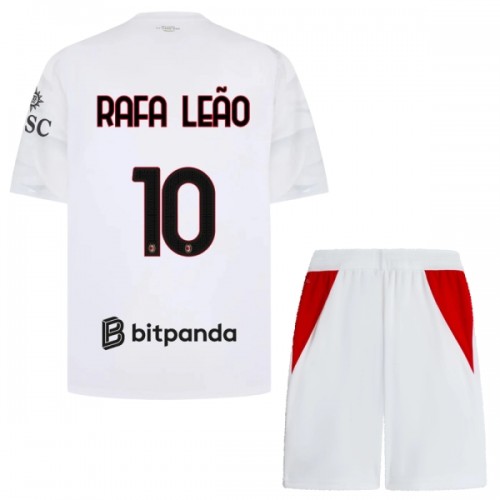 Camisola + Calções AC Milan Rafael Leao 10 Criança Equipamento 2ª 2026-27 Camisola + Calções AC Milan Rafael Leao 10 Criança Equipamento 2ª 2026-27