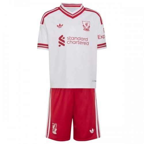 Camisola + Calções Liverpool Criança Equipamento 2ª 2026-27 Camisola + Calções Liverpool Criança Equipamento 2ª 2026-27
