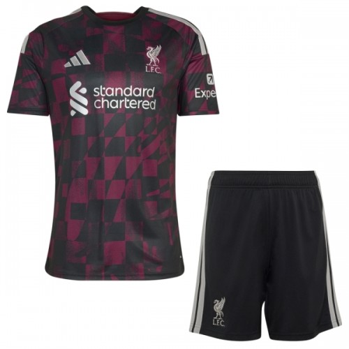 Camisola + Calções Liverpool Criança Equipamento 3ª 2026-27 Camisola + Calções Liverpool Criança Equipamento 3ª 2026-27