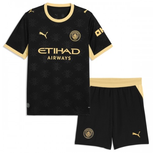Camisola + Calções Manchester City Criança Equipamento 2ª 2026-27 Camisola + Calções Manchester City Criança Equipamento 2ª 2026-27