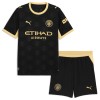 Camisola + Calções Manchester City Doku 11 Criança Equipamento 2ª 2026-27