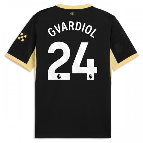 Camisola Manchester City Gvardiol 24 Homen Equipamento 2ª 2026-27 Camisola Manchester City Gvardiol 24 Homen Equipamento 2ª 2026-27