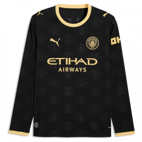 Camisola Manchester City Manga Comprida Homen Equipamento 2ª 2026-27 Camisola Manchester City Manga Comprida Homen Equipamento 2ª 2026-27