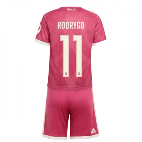 Camisola + Calções Real Madrid Rodrygo 11 Criança Equipamento 3ª 2026-27 Camisola + Calções Real Madrid Rodrygo 11 Criança Equipamento 3ª 2026-27