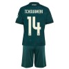 Camisola + Calções Real Madrid Tchouameni 14 Criança Equipamento 2ª 2026-27 Camisola + Calções Real Madrid Tchouameni 14 Criança Equipamento 2ª 2026-27