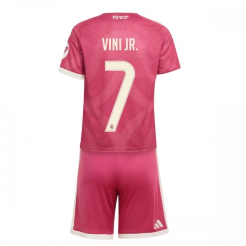 Camisola + Calções Real Madrid Vini JR. 7 Criança Equipamento 3ª 2026-27 Camisola + Calções Real Madrid Vini JR. 7 Criança Equipamento 3ª 2026-27