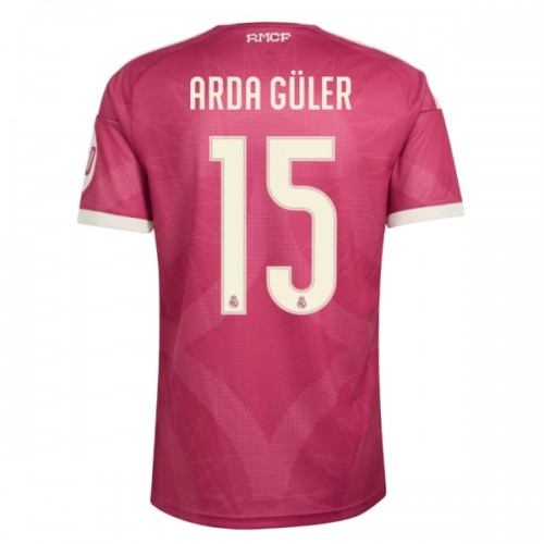 Camisola Real Madrid Arda Guler 15 Homen Equipamento 3ª 2026-27 Camisola Real Madrid Arda Guler 15 Homen Equipamento 3ª 2026-27