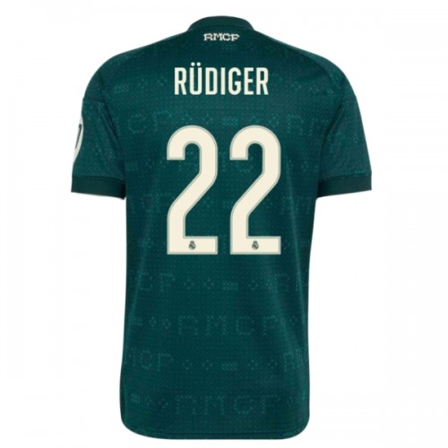 Camisola Real Madrid Rudiger 22 Homen Equipamento 2ª 2026-27 Camisola Real Madrid Rudiger 22 Homen Equipamento 2ª 2026-27