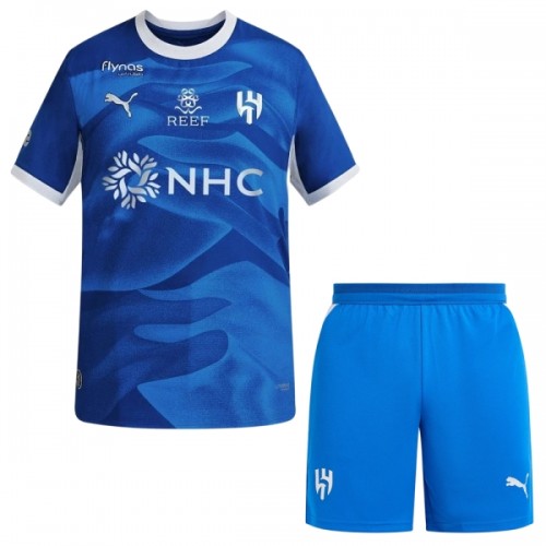 Camisola + Calções Al Hilal SFC Criança Equipamento 1ª 2026-27 Camisola + Calções Al Hilal SFC Criança Equipamento 1ª 2026-27