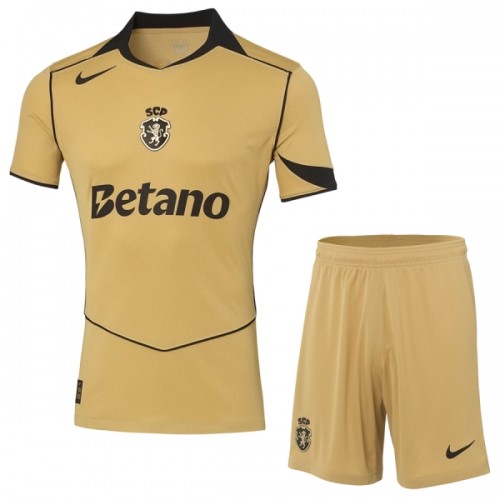 Camisola + Calções Sporting CP Criança Equipamento 2ª 2026-27 Camisola + Calções Sporting CP Criança Equipamento 2ª 2026-27