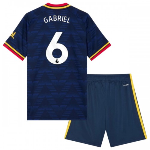 Camisola + Calções Arsenal Gabriel 6 Criança Equipamento 2ª 2026-27 Camisola + Calções Arsenal Gabriel 6 Criança Equipamento 2ª 2026-27