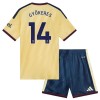 Camisola + Calções Arsenal Gyokeres 14 Criança Equipamento 3ª 2026-27
