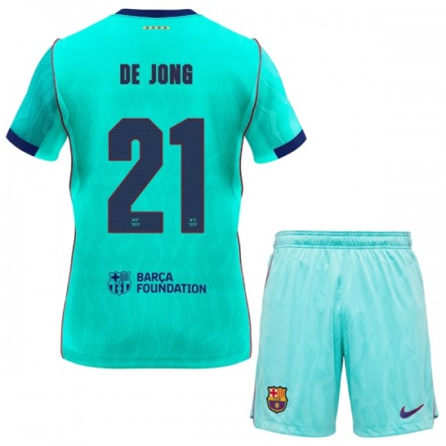 Camisola + Calções FC Barcelona Frenkie de Jong 21 Criança Equipamento 3ª 2026-27 Camisola + Calções FC Barcelona Frenkie de Jong 21 Criança Equipamento 3ª 2026-27
