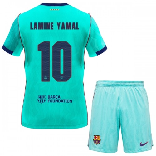 Camisola + Calções FC Barcelona Lamine Yamal 10 Criança Equipamento 3ª 2026-27 Camisola + Calções FC Barcelona Lamine Yamal 10 Criança Equipamento 3ª 2026-27
