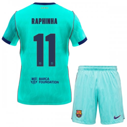 Camisola + Calções FC Barcelona Raphinha 11 Criança Equipamento 3ª 2026-27 Camisola + Calções FC Barcelona Raphinha 11 Criança Equipamento 3ª 2026-27