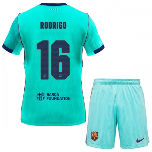 Camisola + Calções FC Barcelona Rodrigo 16 Criança Equipamento 3ª 2026-27 Camisola + Calções FC Barcelona Rodrigo 16 Criança Equipamento 3ª 2026-27