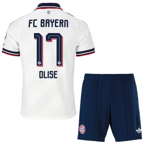 Camisola + Calções FC Bayern de Munique Olise 17 Criança Equipamento 2ª 2026-27 Camisola + Calções FC Bayern de Munique Olise 17 Criança Equipamento 2ª 2026-27