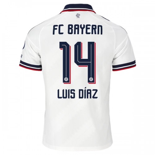Camisola FC Bayern de Munique Luis Diaz 14 Homen Equipamento 2ª 2026-27 Camisola FC Bayern de Munique Luis Diaz 14 Homen Equipamento 2ª 2026-27