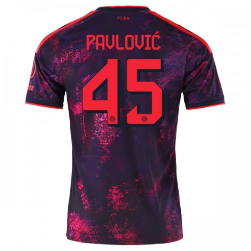 Camisola FC Bayern de Munique Pavlovic 45 Homen Equipamento 3ª 2026-27 Camisola FC Bayern de Munique Pavlovic 45 Homen Equipamento 3ª 2026-27