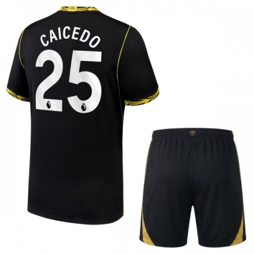 Camisola + Calções Chelsea Caicedo 25 Criança Equipamento 2ª 2026-27 Camisola + Calções Chelsea Caicedo 25 Criança Equipamento 2ª 2026-27