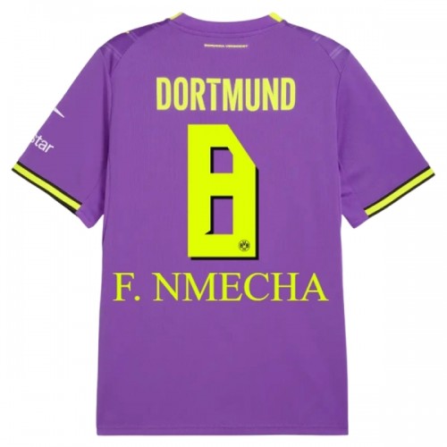Camisola Borussia Dortmund F. Nmecha 8 Homen Equipamento 3ª 2026-27 Camisola Borussia Dortmund F. Nmecha 8 Homen Equipamento 3ª 2026-27