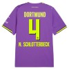 Camisola Borussia Dortmund N. Schlotterbeck 4 Homen Equipamento 3ª 2026-27 Camisola Borussia Dortmund N. Schlotterbeck 4 Homen Equipamento 3ª 2026-27